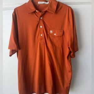 Criquet Men's Texas Longhorns Polo with Chest Pocket